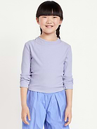 Image 1 of 2, boat neck, long sleeves, thumb-hole slits, tank top underneath, high neckline, sleeveless, Product #789715