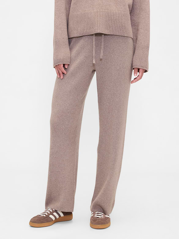 CashSoft Relaxed Ribbed Sweater Pants
