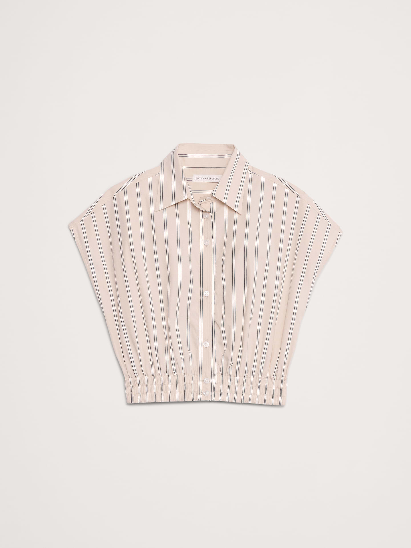 L'image numéro 4 présente Chemise courte en popeline de coton