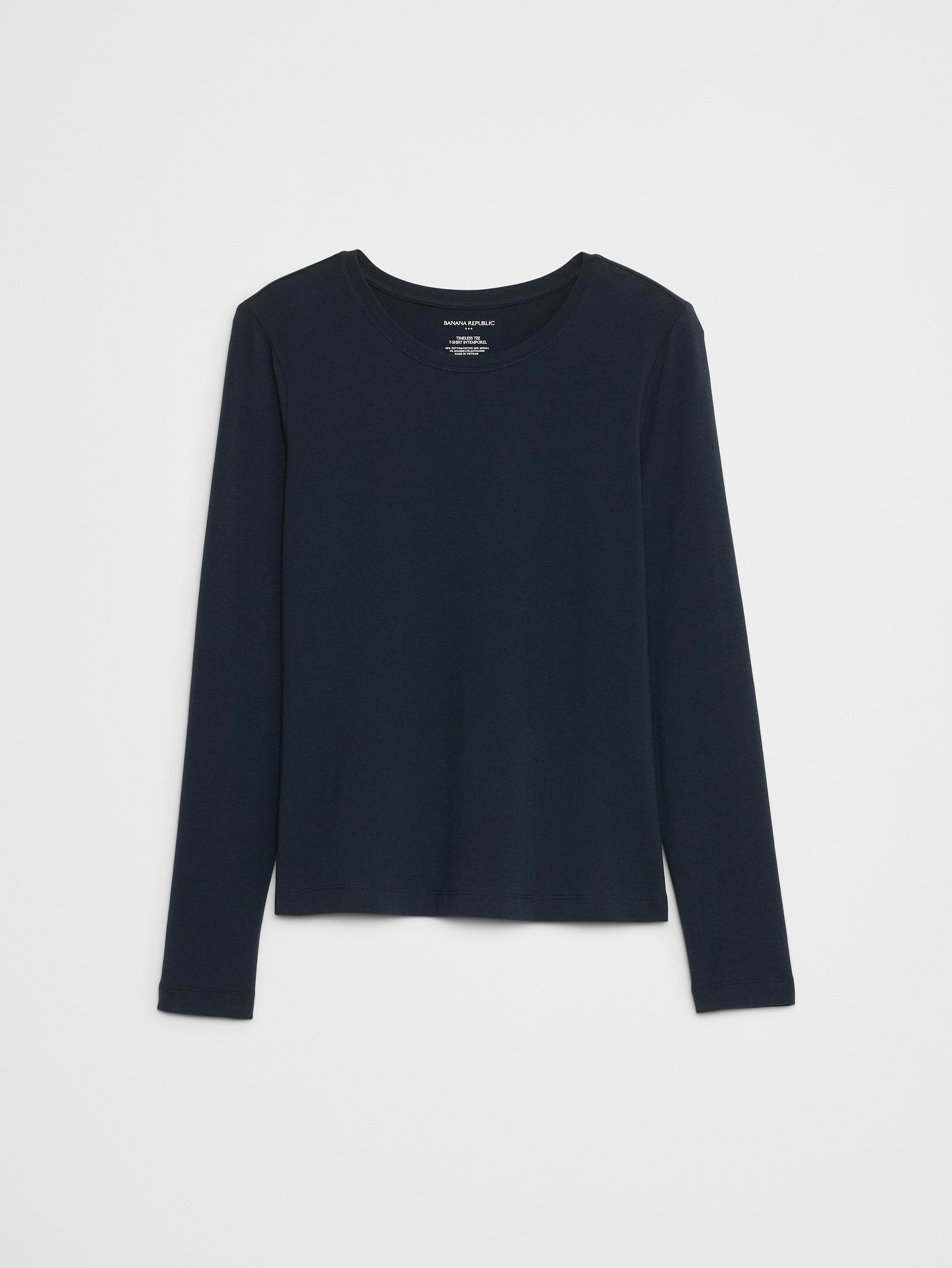 Image number 7 showing, Timeless Long-Sleeve Crew-Neck T-Shirt