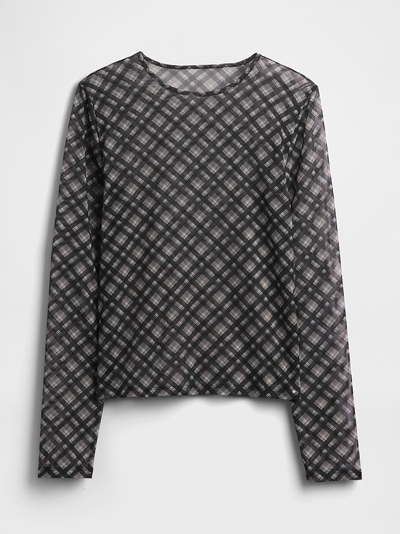 Mesh Crop T-Shirt