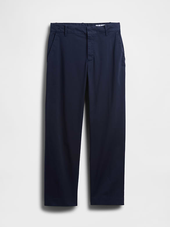 Mid Rise Khakis