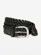 Image number 1 showing, Braided Faux-Leather Belt for Women