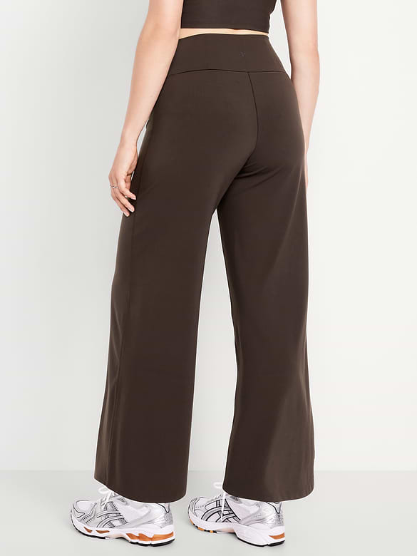 High-Waisted StudioSmooth Wide-Leg Pants