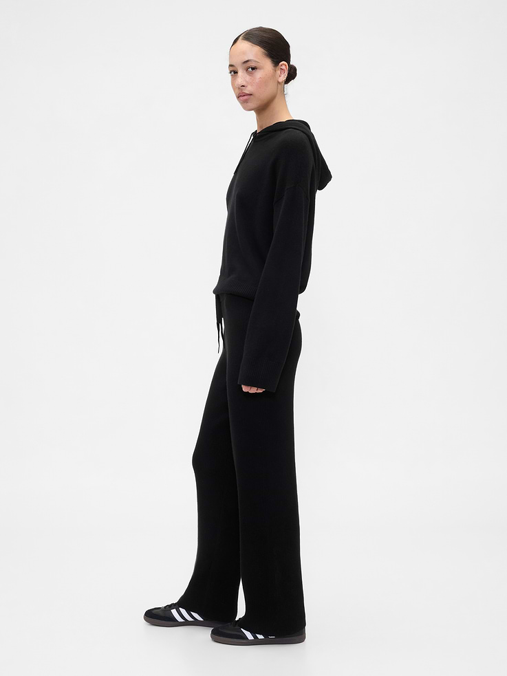Image number 3 showing, CashSoft Relaxed Ribbed Sweater Pants