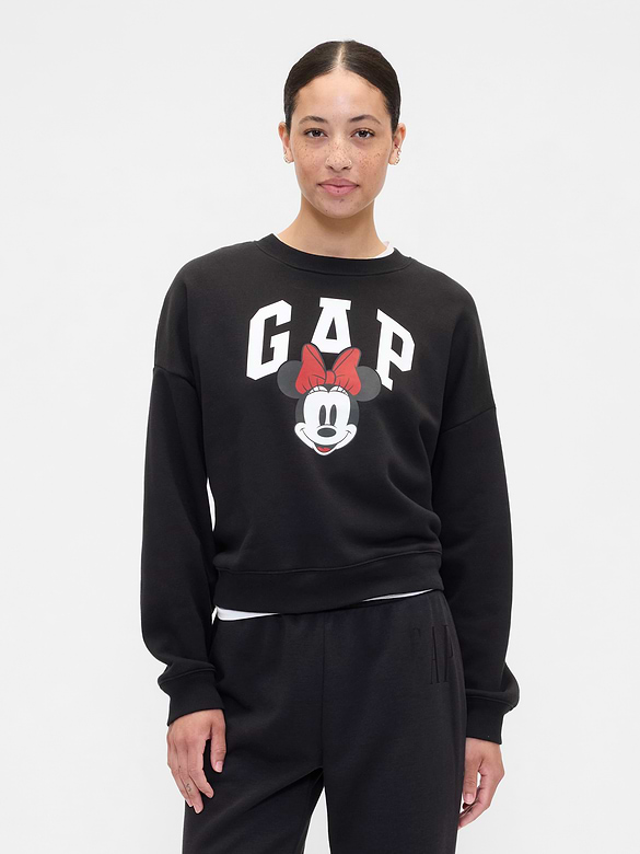 Gap × Disney Minnie Mouse Relaxed Logo Sweatshirt