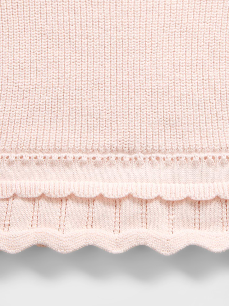 Image number 3 showing, Baby Scalloped Sweater Outfit Set