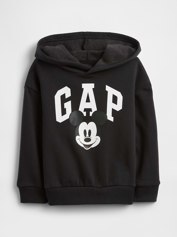 Image number 1 showing, babyGap × Disney Mickey Mouse Relaxed Logo Hoodie