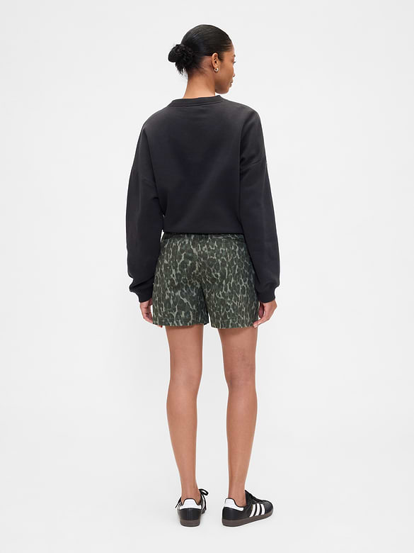 5" Mid Rise Downtown Khaki Shorts