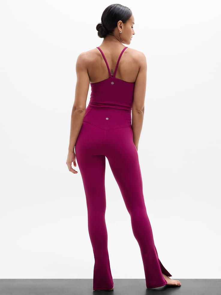 Image 4 of 7, Elation Ultra High Rise Split Slim Flare Pant