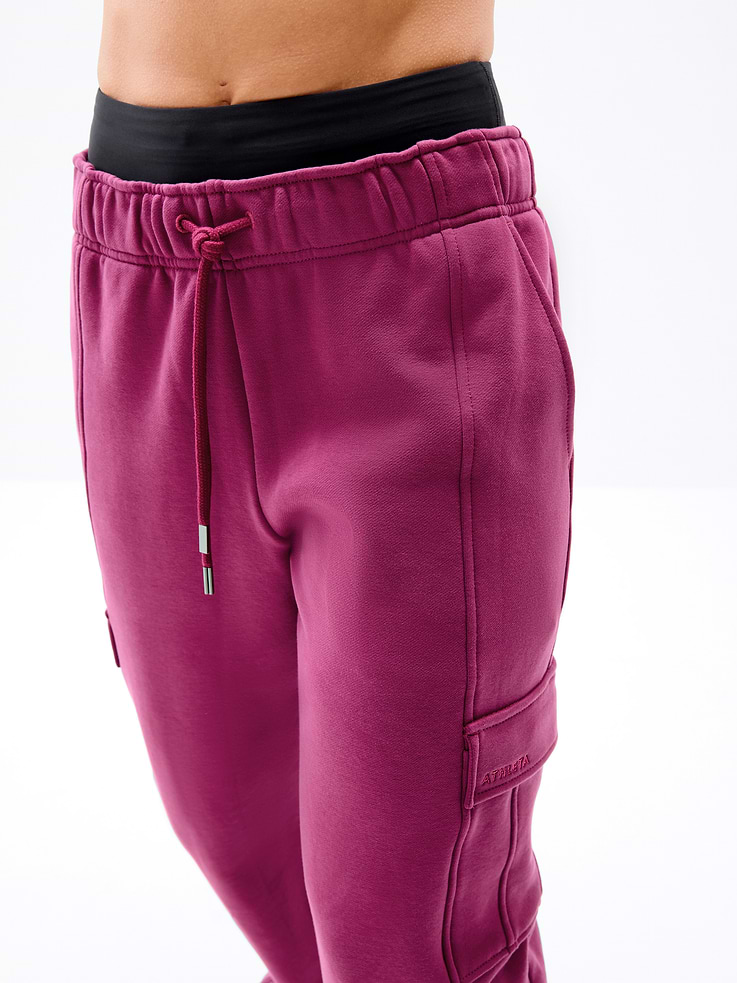 Image number 2 showing, Terry Mid Rise Cargo Jogger