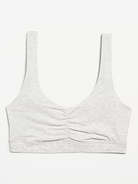 Image number 3 showing, Ruched Cotton Bralette