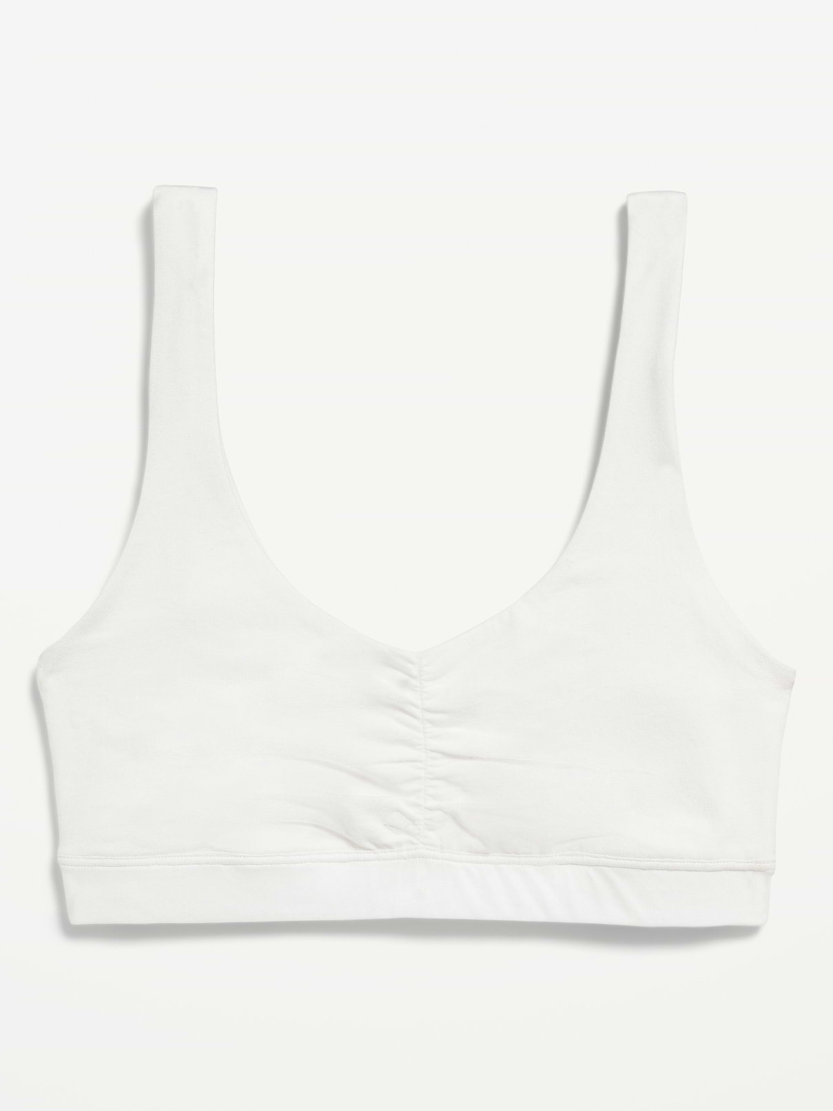Image number 3 showing, Ruched Cotton Bralette