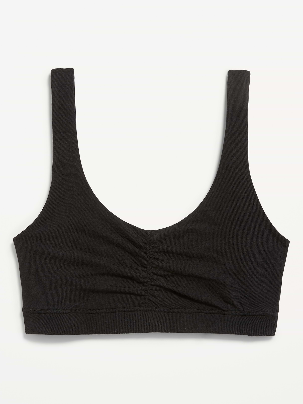 Image number 3 showing, Ruched Cotton Bralette