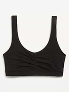 Image number 3 showing, Ruched Cotton Bralette