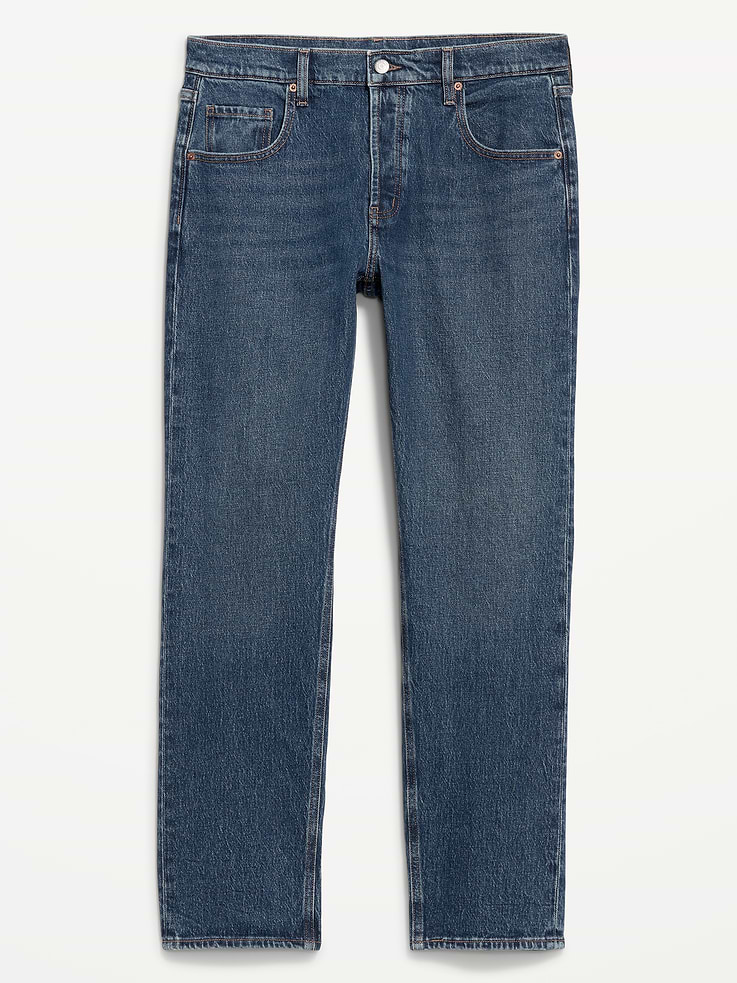 Image number 8 showing, Mid-Rise Slouchy Straight Jeans