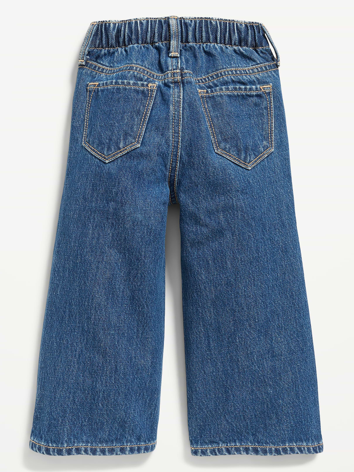 Image number 2 showing, Baggy Embroidered Wide-Leg Jeans for Toddler Girls