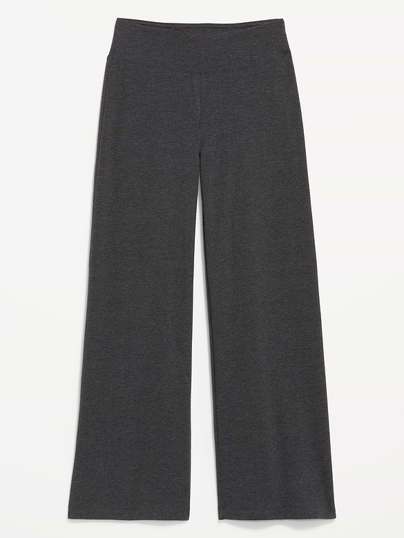Mid-Rise Jersey Super Wide-Leg Leggings