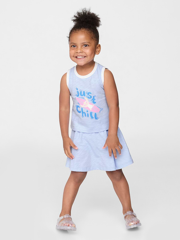 Lilo & Stitch Baby & Toddler Organic Cotton Skort Set