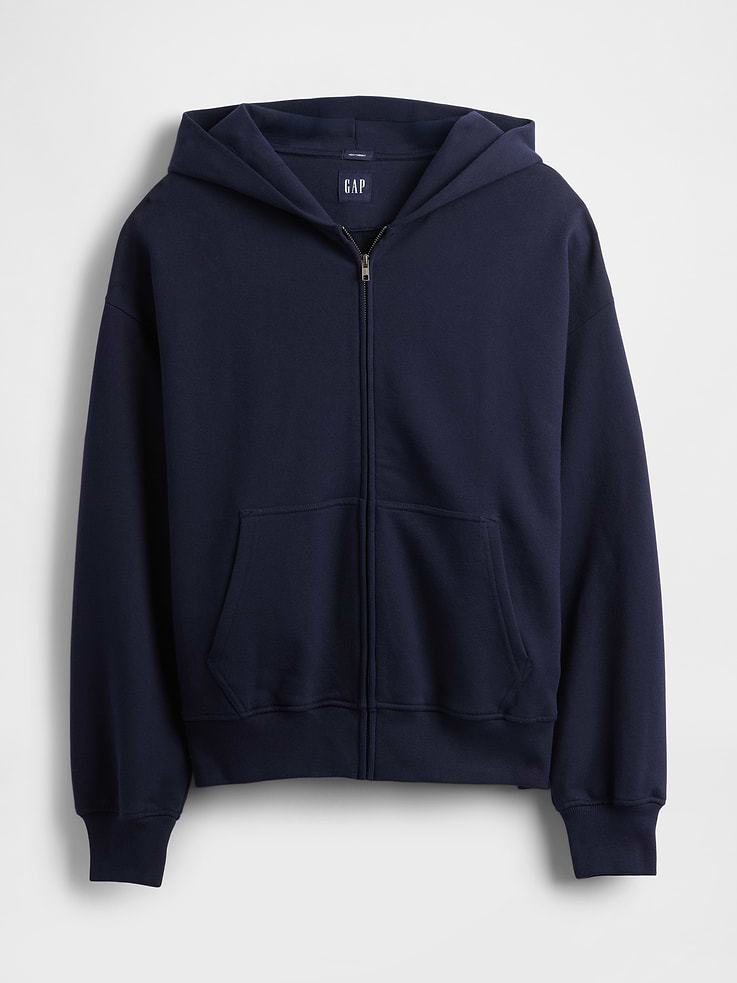 Image number 7 showing, Adult Heavyweight Oversized Zip Hoodie