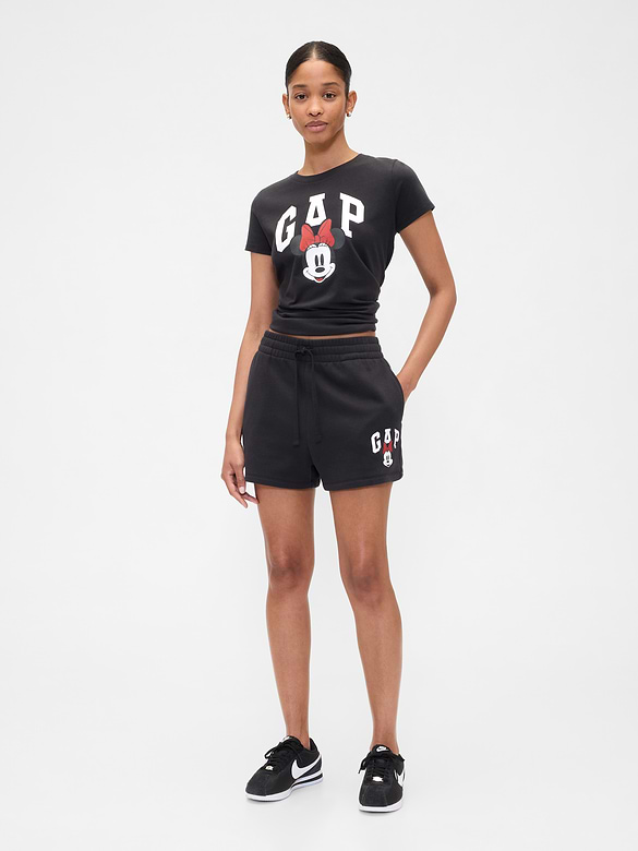 Gap × Disney Minnie Mouse Logo Shorts