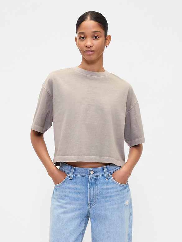Boxy Crewneck T-Shirt