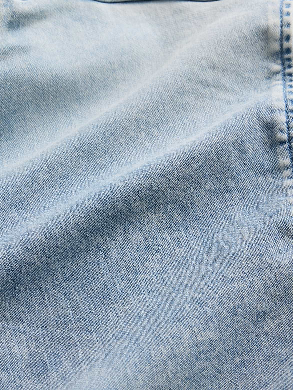 Kids Knit Denim Zip Hoodie
