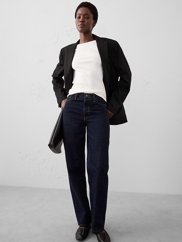 Ribbed Boatneck Top