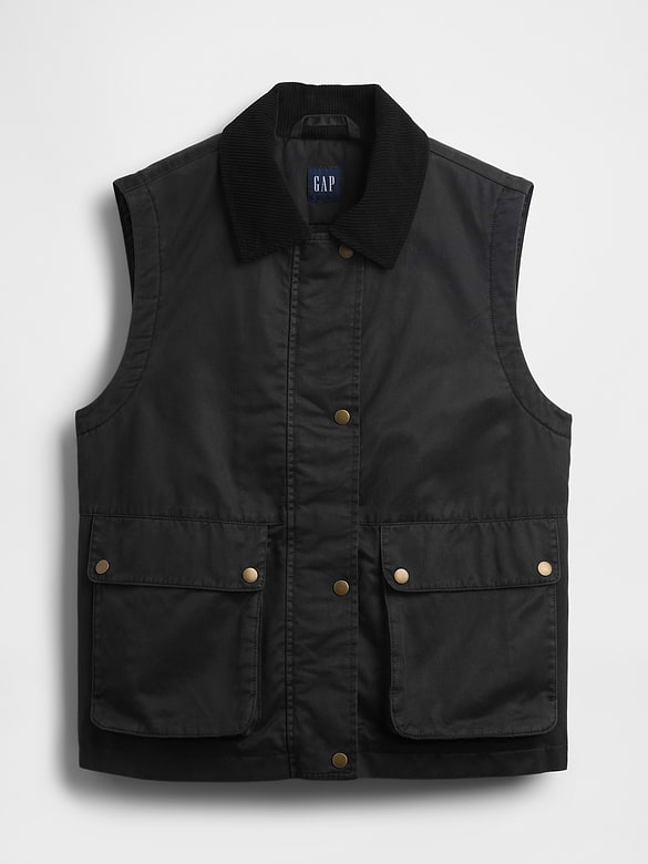 Waxed Canvas Barn Vest