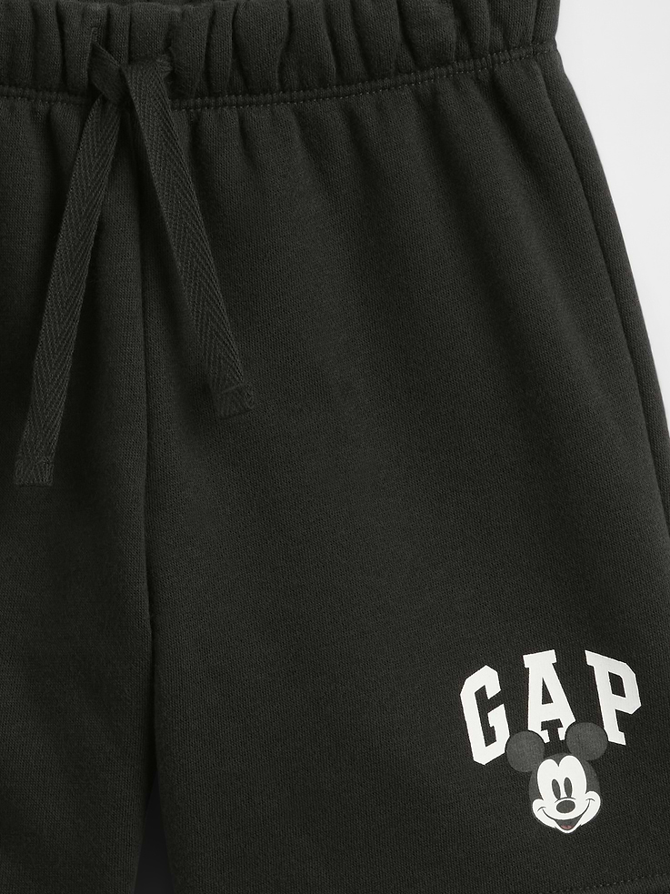Image number 3 showing, babyGap × Disney Mickey Mouse Relaxed Logo Pull-On Shorts