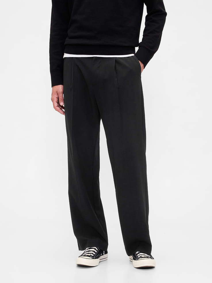 Image number 3 showing, Relaxed Pleated Trousers