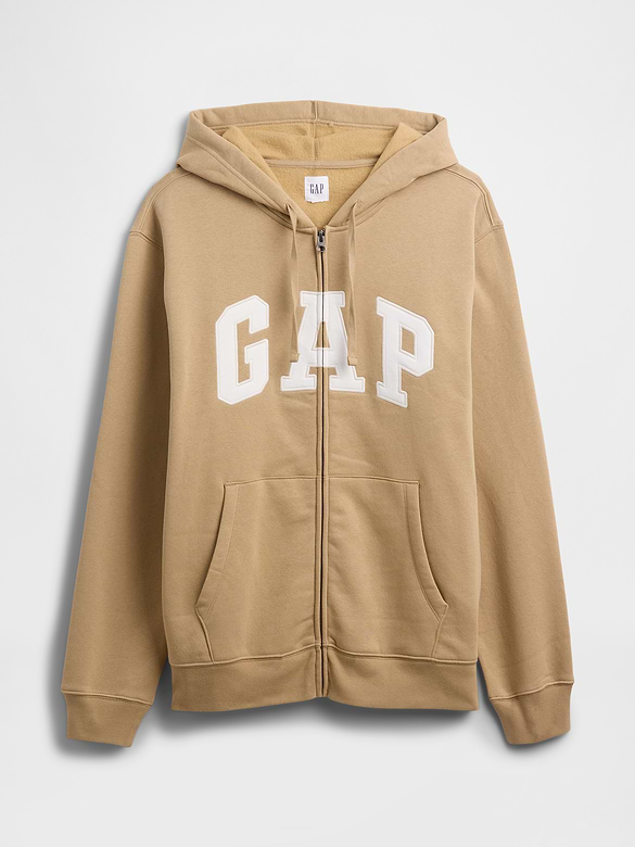 Adult Relaxed Gap Logo Zip Hoodie