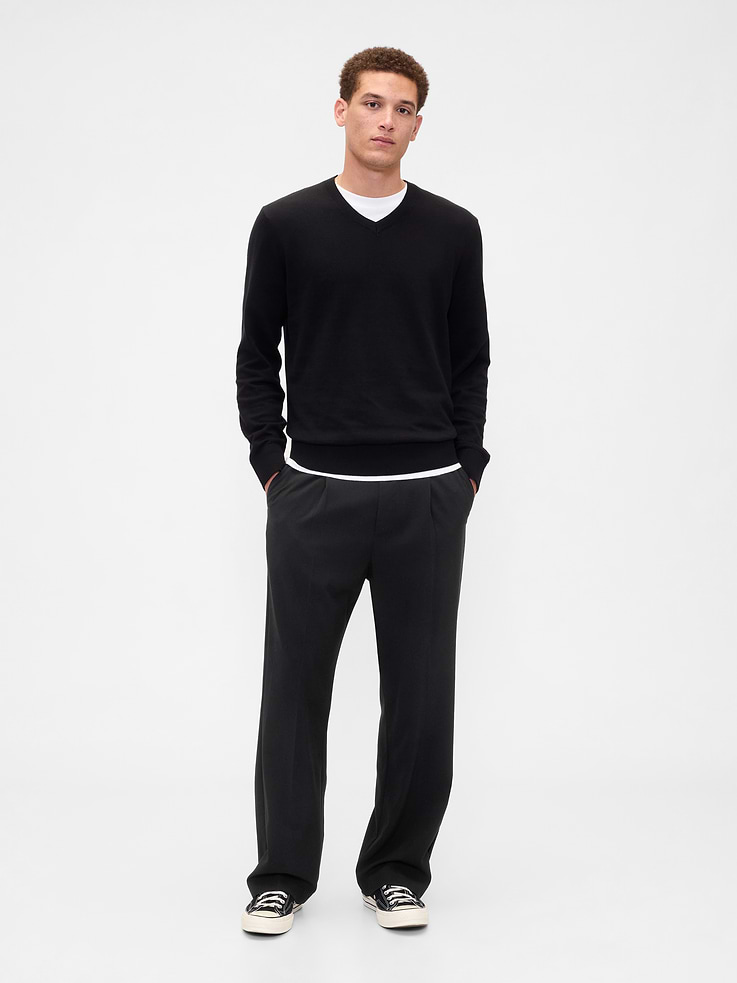 Image number 1 showing, Relaxed Pleated Trousers