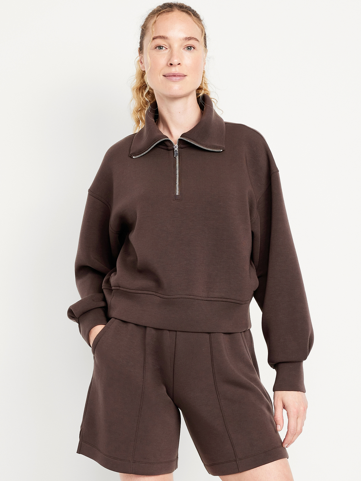Bounce Fleece Half-Zip Pullover Sweatshirt | Old Navy