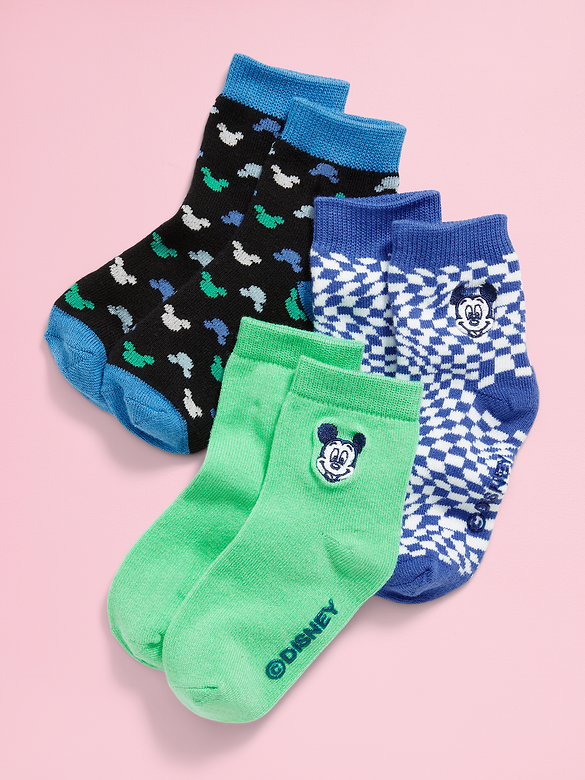 Old Navy x Disney© Crew Socks 3-Pack for Toddler & Baby