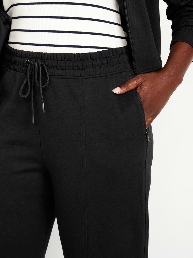 Image number 3 showing, High-Waisted Dynamic Fleece Sweatpants
