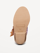 Image number 4 showing, Shiny Side-Zip Western Boots for Toddler Girls