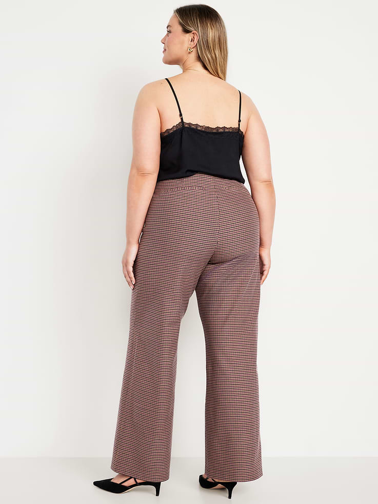Image 8 of 8, High-Waisted Pull-On Pixie Wide-Leg Pants