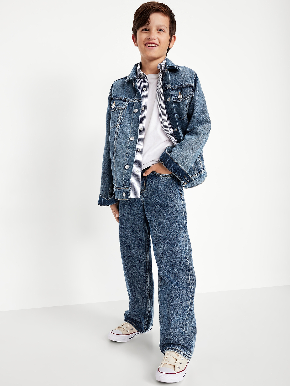 Baggy Non-Stretch Jeans for Boys | Old Navy