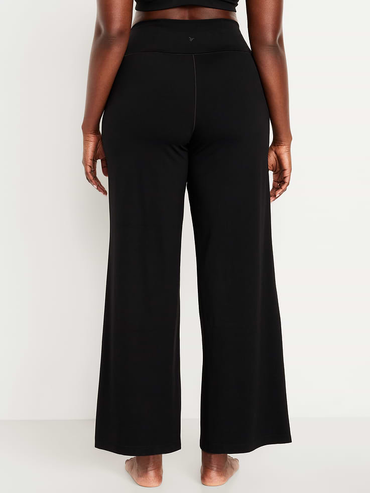 Image number 5 showing, High-Waisted StudioSmooth Wide-Leg Pants