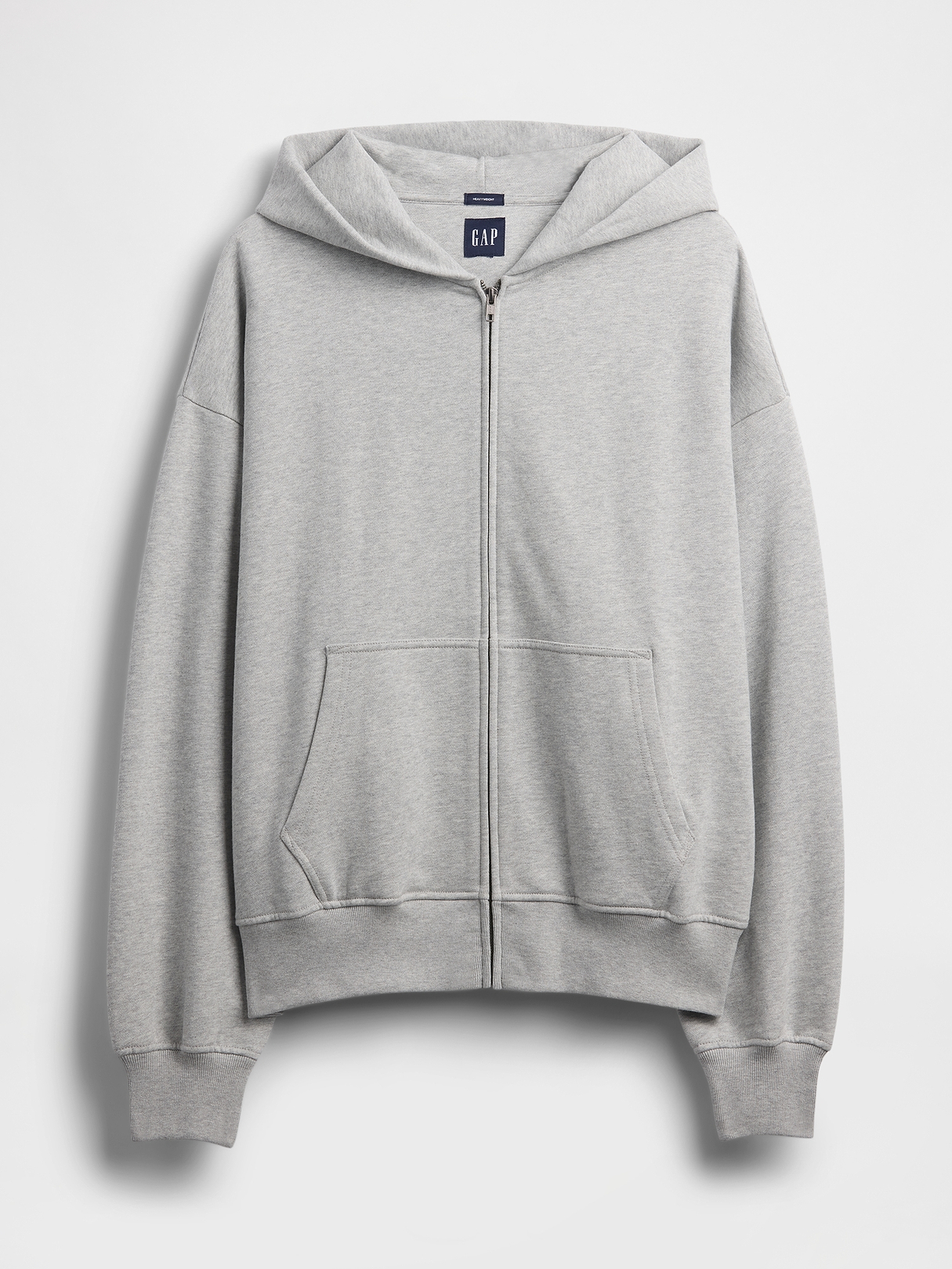 Adult Heavyweight Oversized Zip Hoodie | Gap