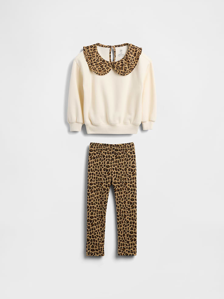 Image 2 of 3, Baby & Toddler VintageSoft Sweatshirt & Leggings Set