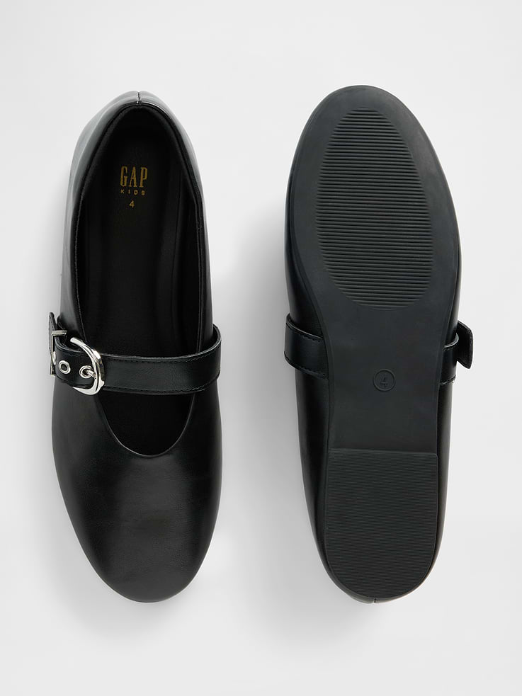 Image number 3 showing, Kids Buckle Mary Jane Flats