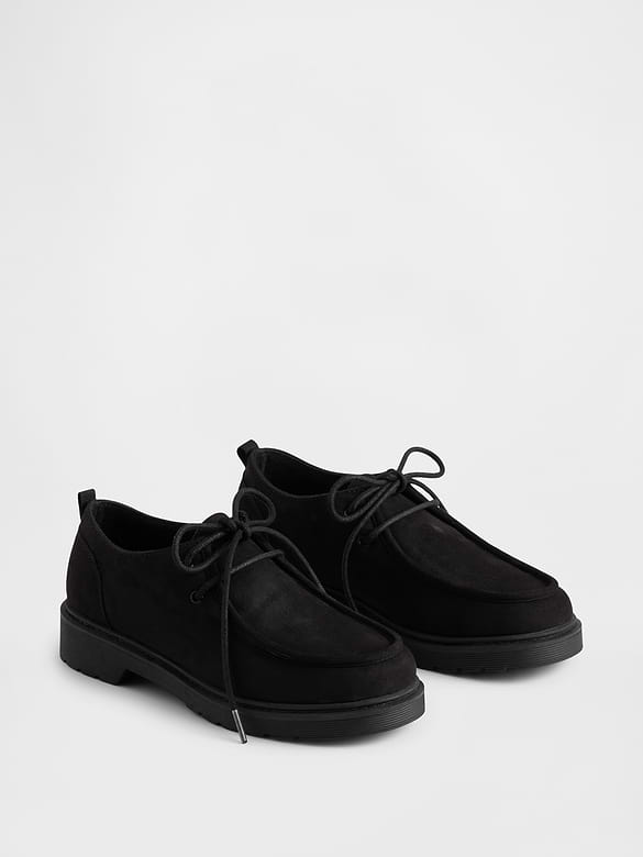 Kids Vegan Suede Loafers