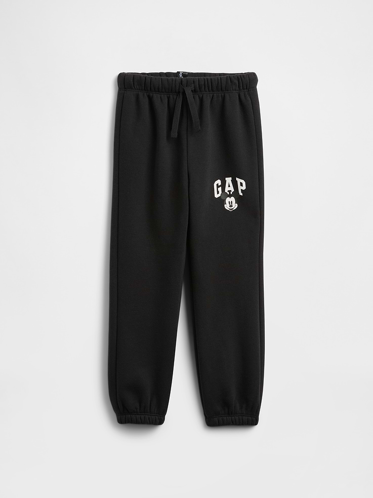 Image number 1 showing, babyGap × Disney Mickey Mouse Relaxed Logo Pull-On Joggers
