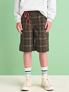 Image 3 of 5, Below Knee Baggy Canvas Shorts for Boys