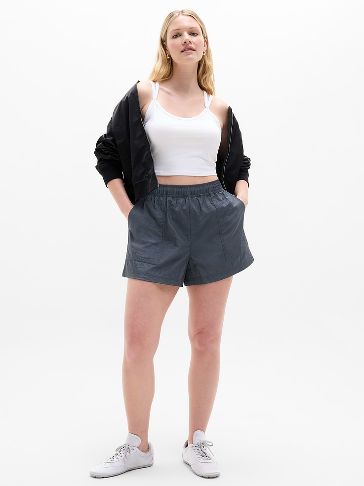 Image 7 of 8, Lunar Sheen Utility High Rise Short