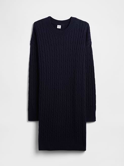 CashSoft Relaxed Crewneck Sweater Mini Dress