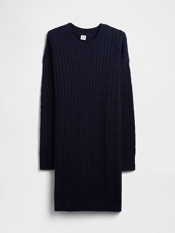 CashSoft Relaxed Crewneck Sweater Mini Dress