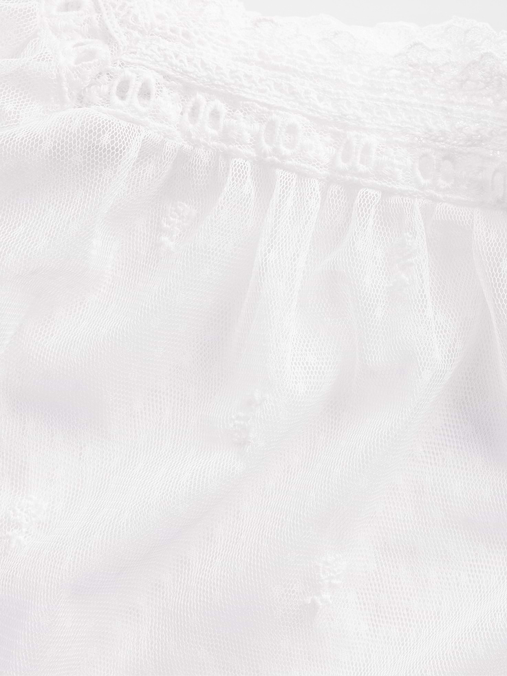 Image number 5 showing, Sheer Tulle Embroidered Top